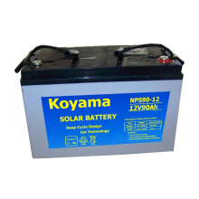 12V90ah Sonnensystem-Batterie mit hochwertigem